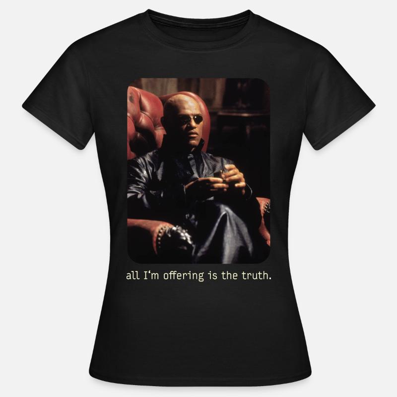 Matrix Morpheus - T-shirt Femme - noir