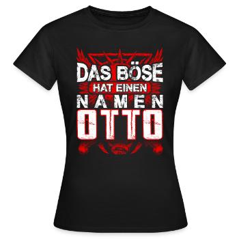 OTTO - Name - Frauen T-Shirt - Schwarz - Vorne - AI Model Female 172 dark (172cm)