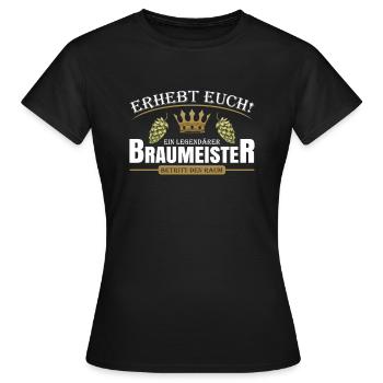 Legendärer Braumeister - Frauen T-Shirt - Schwarz - Vorne - AI Model Female 172 dark (172cm)