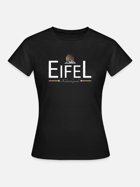 Eifel Klettern - Frauen T-Shirt - Schwarz