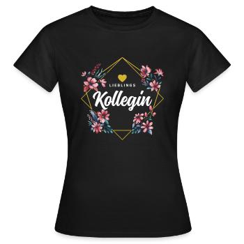 Lieblingskollegin - Frauen T-Shirt - Schwarz - Vorne - AI Model Female 172 dark (172cm)