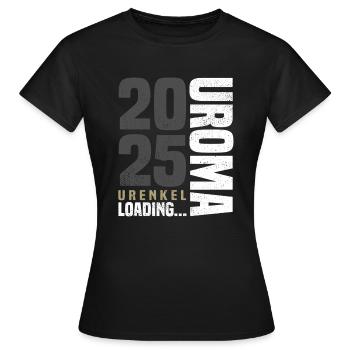 Uroma 2025 - Frauen T-Shirt - Schwarz - Vorne - AI Model Female 172 dark (172cm)
