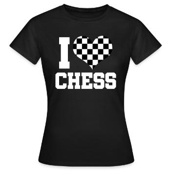 Chess Chess Chess - Women's T-Shirt - black - Front - AI Model Female 172 dark (172cm)