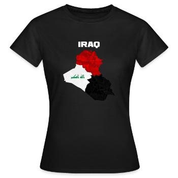 Irak - Frauen T-Shirt - Schwarz - Vorne - AI Model Female 172 dark (172cm)