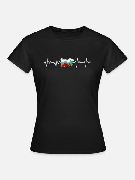 Bulgarie - T-shirt Femme - noir