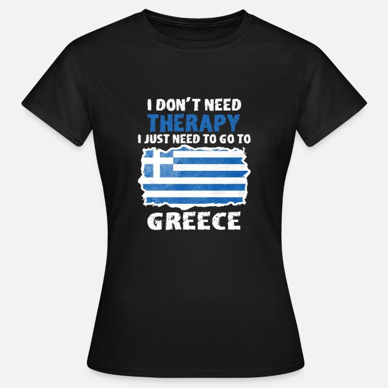Greece - Women's T-Shirt - black