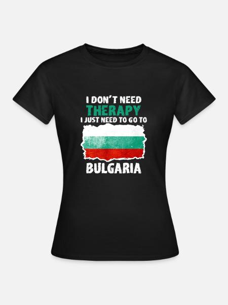 Bulgarie - T-shirt Femme - noir