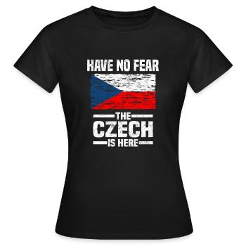 Czech Republic - Women's T-Shirt - black - Front - AI Model Female 172 dark (172cm)