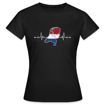 Netherlands - Women's T-Shirt - black - Front - AI Model Female 172 dark (172cm)
