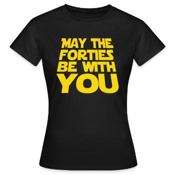 40. Geburtstag - Frauen T-Shirt - Schwarz - Vorne - AI Model Female 172 dark (172cm)