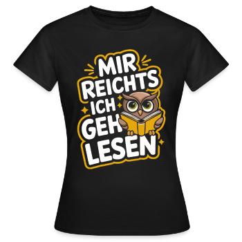 oiseau de nuit hibou hibou oiseau - T-shirt Femme - noir - Devant - AI Model Female 172 dark (172cm)