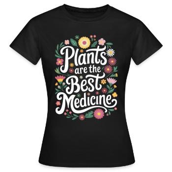 Végétarien Végétalien Végétarien Végétarien - T-shirt Femme - noir - Devant - AI Model Female 172 dark (172cm)