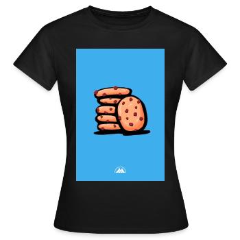 Cookies - Frauen T-Shirt - Schwarz - Vorne - AI Model Female 172 dark (172cm)