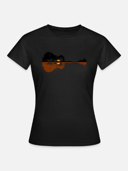 guitare - T-shirt Femme - noir