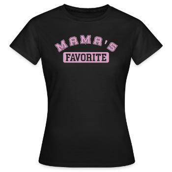 Le rose préféré de maman - T-shirt Femme - noir - Devant - AI Model Female 172 dark (172cm)