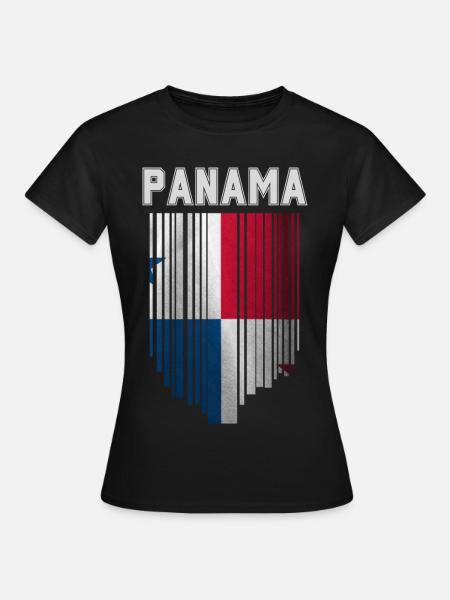 Panamaische Flagge, panamaischer Stolz - Frauen T-Shirt - Schwarz