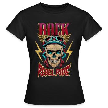 Fahrt - Frauen T-Shirt - Schwarz - Vorne - AI Model Female 172 dark (172cm)