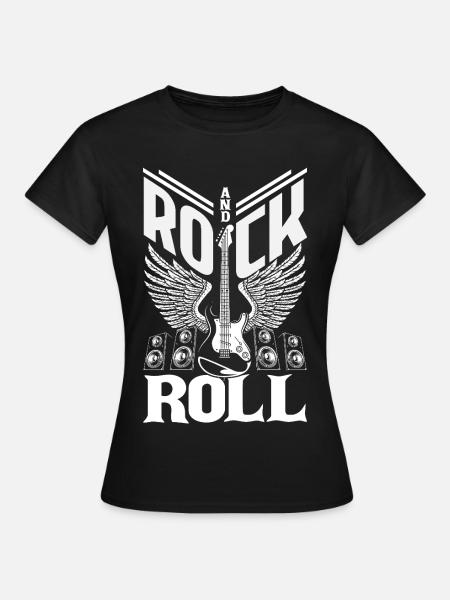 Lustiges Musiker - Frauen T-Shirt - Schwarz