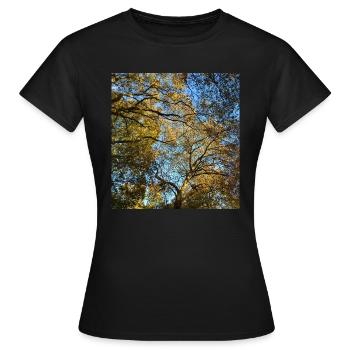 Golden tree throne - Women's T-Shirt - black - Front - AI Model Female 172 dark (172cm)