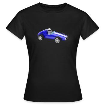 Rennwagen Auto Auto Spielzeug - Frauen T-Shirt - Schwarz - Vorne - AI Model Female 172 dark (172cm)