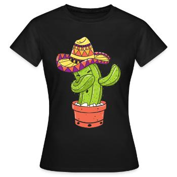 Mexique - T-shirt Femme - noir - Devant - AI Model Female 172 dark (172cm)