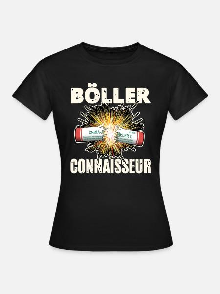 Böller Connaisseur - Frauen T-Shirt - Schwarz