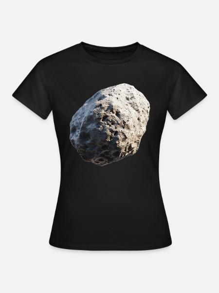 Asteroid - Frauen T-Shirt - Schwarz