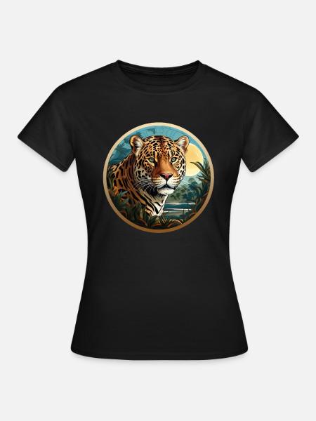 Jaguar - Frauen T-Shirt - Schwarz