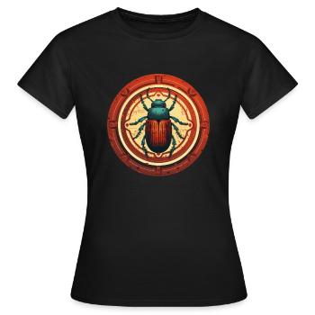 bark beetle - Women's T-Shirt - black - Front - AI Model Female 172 dark (172cm)