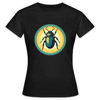 bark beetle - Women's T-Shirt - black - Front - AI Model Female 172 dark (172cm)