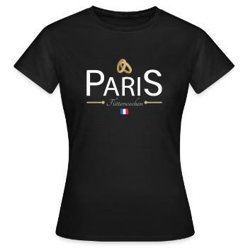 Flitterwochen Paris - Frauen T-Shirt - Schwarz - Vorne - AI Model Female 172 dark (172cm)