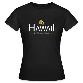 Flitterwochen Hawaii - Frauen T-Shirt - Schwarz - Vorne - AI Model Female 172 dark (172cm)