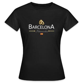 Flitterwochen Barcelona - Frauen T-Shirt - Schwarz - Vorne - AI Model Female 172 dark (172cm)