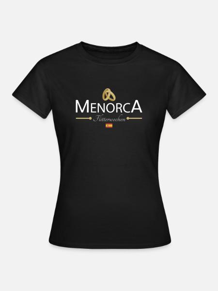 Flitterwochen Menorca - Frauen T-Shirt - Schwarz
