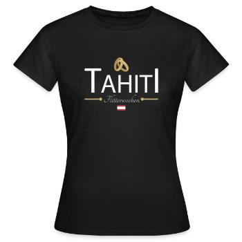 Flitterwochen Tahiti - Frauen T-Shirt - Schwarz - Vorne - AI Model Female 172 dark (172cm)