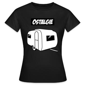 Ostalgie QEK junior - T-shirt Femme - noir - Devant - AI Model Female 172 dark (172cm)