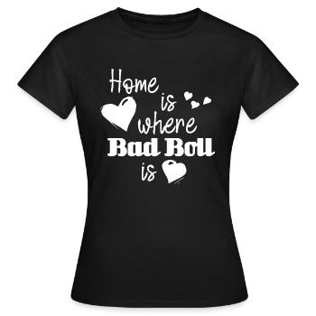Zuhause in Bad Boll - Home is where Bad Boll is - Frauen T-Shirt - Schwarz - Vorne - AI Model Female 172 dark (172cm)
