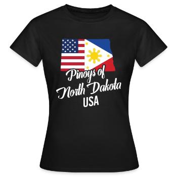 Les Philippins du Dakota du Nord conçoivent pour Proud - T-shirt Femme - noir - Devant - AI Model Female 172 dark (172cm)