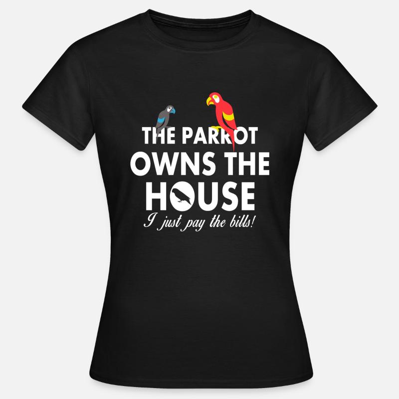 Parrot lovers - Women's T-Shirt - black