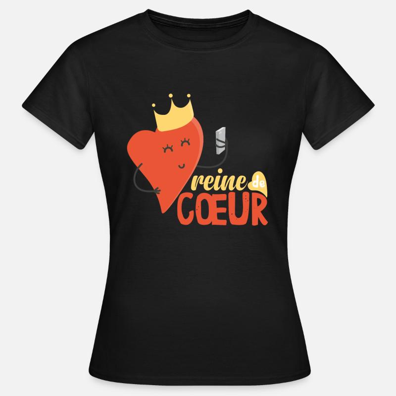 Regina di Cuori! - Maglietta da donna - nero