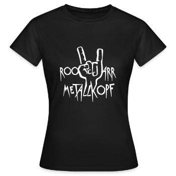 Festival de musique métal Vikings Beer Metallers - T-shirt Femme - noir - Devant - AI Model Female 172 dark (172cm)