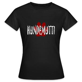 Dog mutti - Women's T-Shirt - black - Front - AI Model Female 172 dark (172cm)