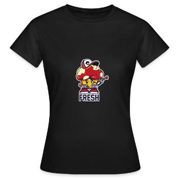 Crew five fresh ... crew five fresh - Women's T-Shirt - black - Front - AI Model Female 172 dark (172cm)