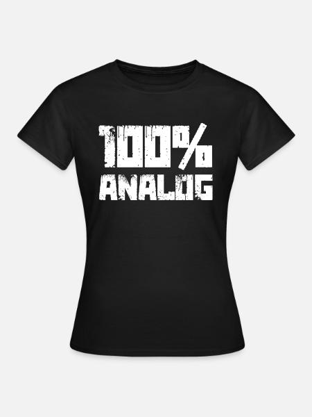 100% Analog - Women's T-Shirt - black