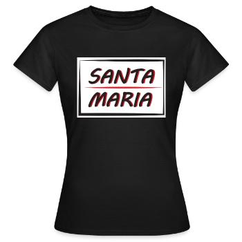 SANTA MARIA - T-shirt Femme - noir - Devant - AI Model Female 172 dark (172cm)