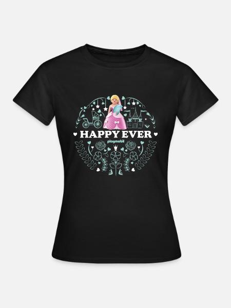 Playmobil Happy Ever Design De La Princesse - Dame-T-shirt - sort