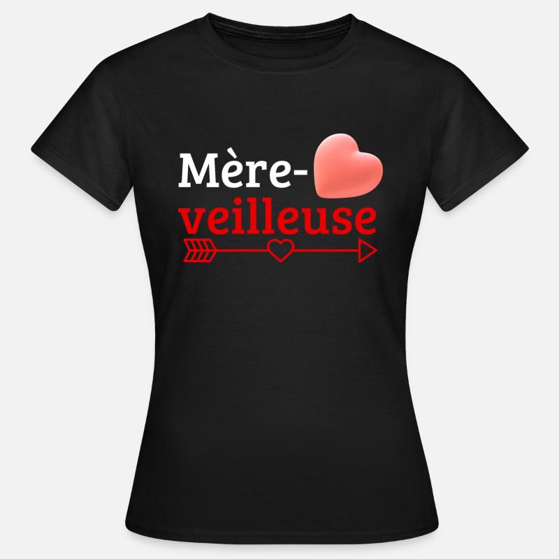 Mère-veilleuse - T-shirt Femme - noir