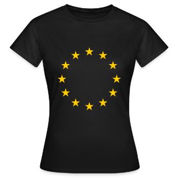 Europawahl EU Europa - Frauen T-Shirt - Schwarz - Vorne - AI Model Female 172 dark (172cm)