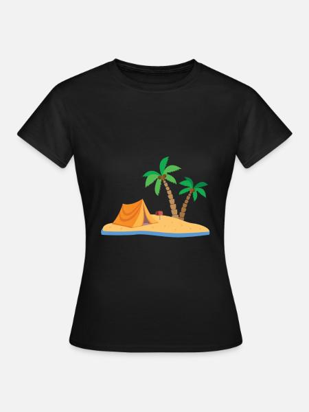 AC new horizon insel Nook Bewohner gaming angeln - Frauen T-Shirt - Schwarz