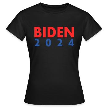 Joe biden 2024 - T-shirt Femme - noir - Devant - AI Model Female 172 dark (172cm)